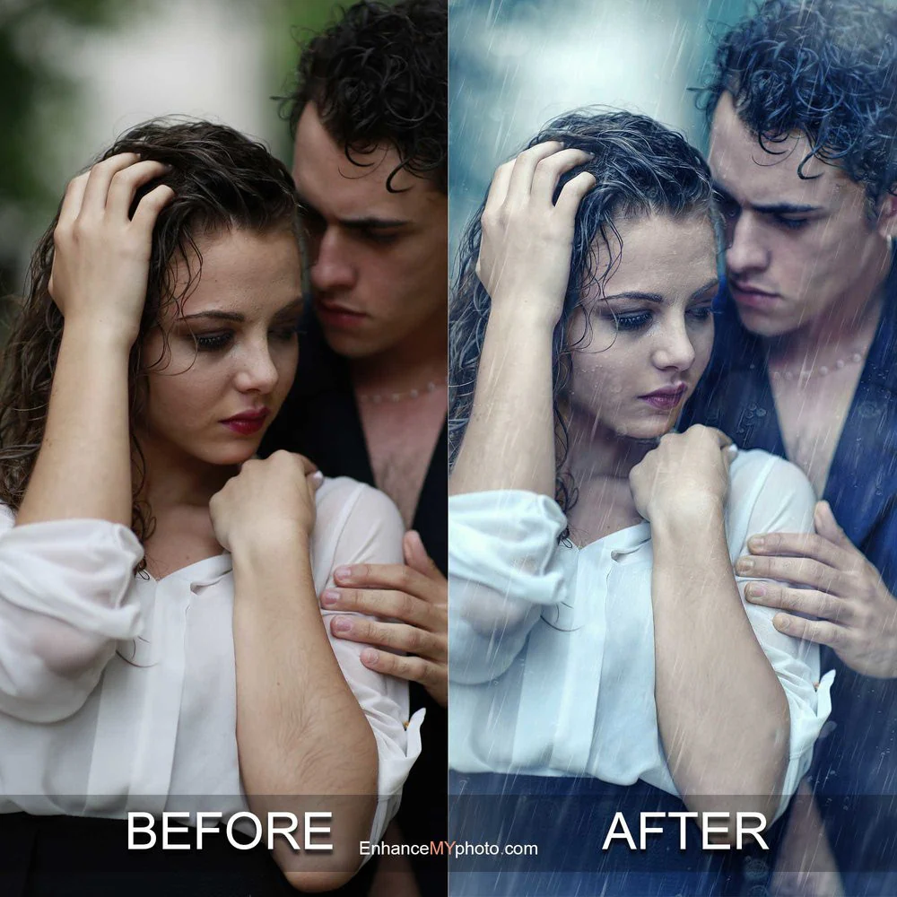 Soothing Rain Photoshop Actions