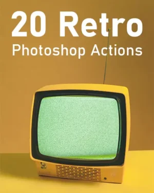 retro Photoshop actions-one dollar deals