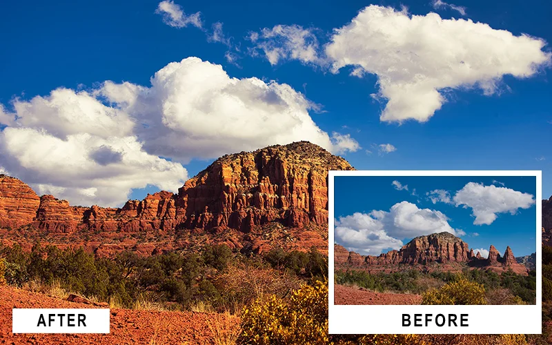capture the beauty of mountains