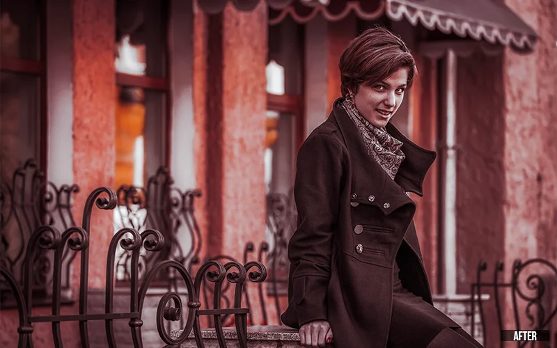 portrait presets and actions effects