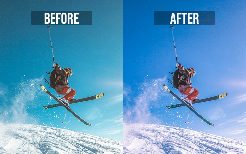 Snowboarding Lightroom Mobile Presets