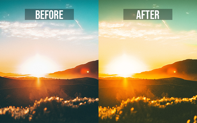 Dramatic Sunset Mobile Presets