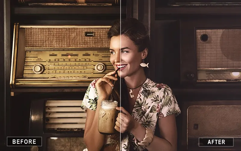 Vintage photoshop actions
