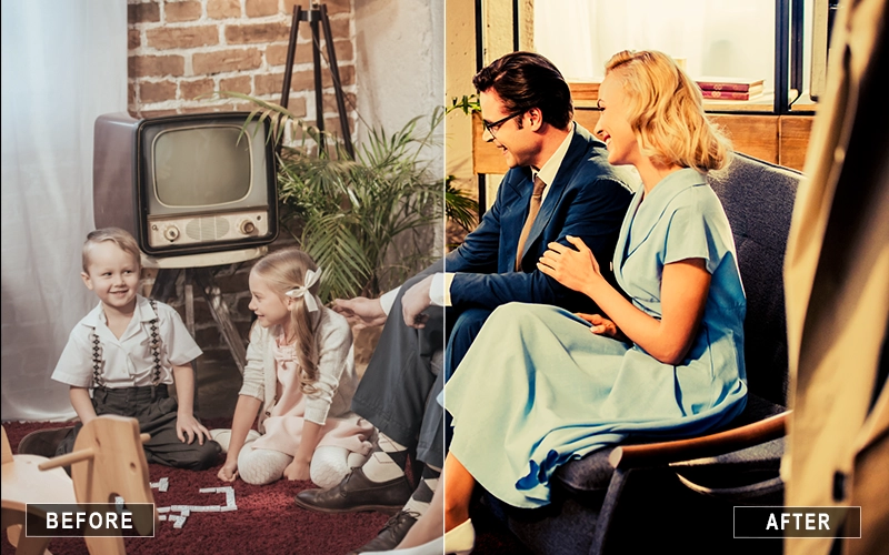 saturated vintage presets, faded film presets, warm film presets, vintage tones