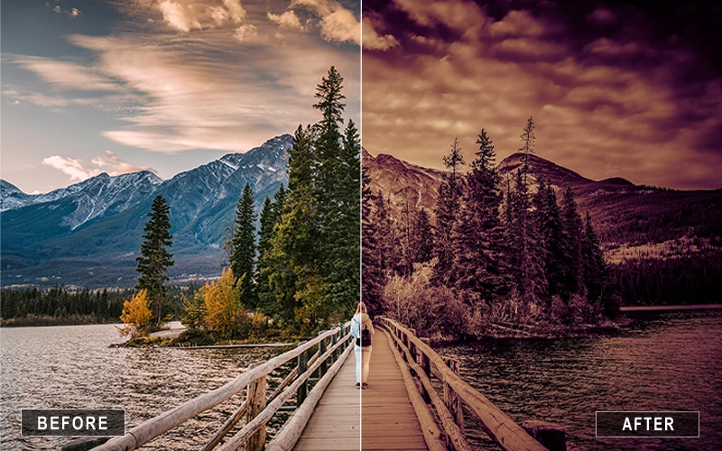 sepia retro film lightroom presets, nostalgic Lightroom presets, film style presets, retro Lightroom filters