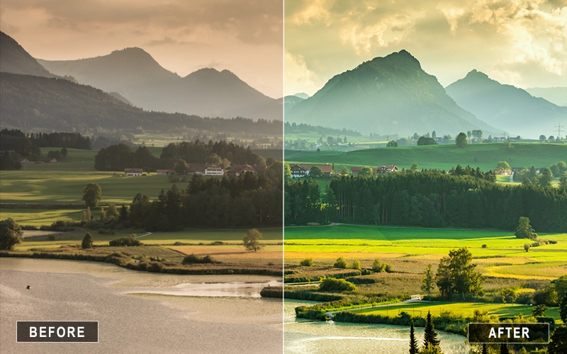 Simple Landscape Lightroom Presets, Subtle Lightroom Presets For Landscape