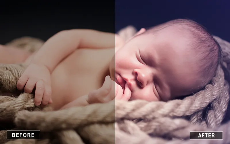 soft newborn action