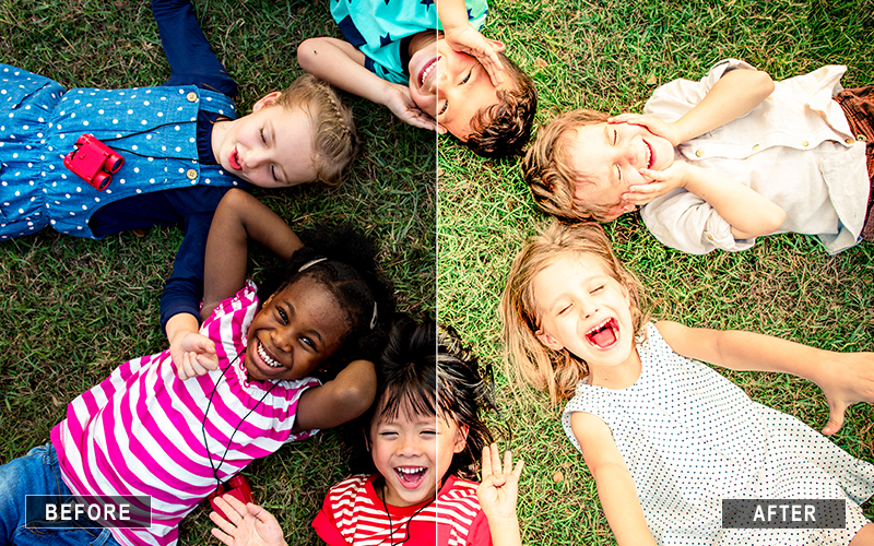 soft glow for children photos