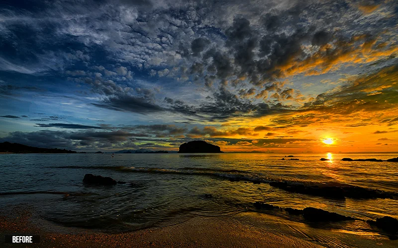 photo of a beach