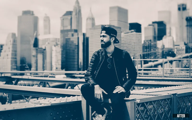 photo after using urban presets for Affinity Photo & Luminar