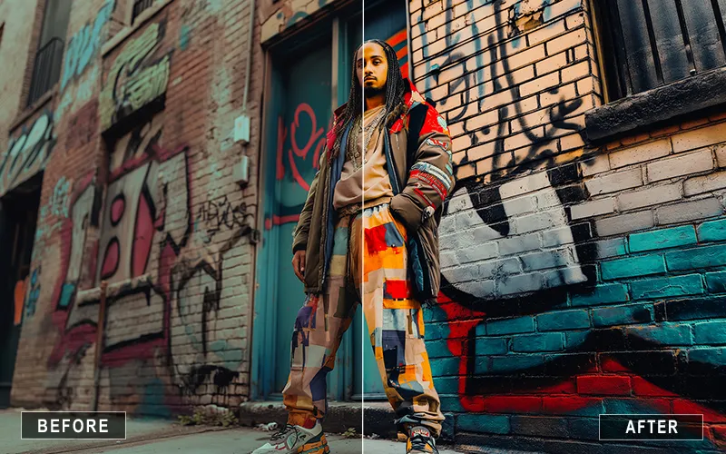 urban LUTS, urban gothic presets luts, colorful urban affinity presets
