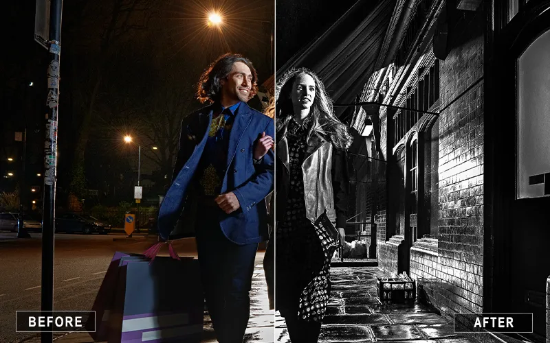 Urban Night Lightroom Presets, Night street photography presets for lightroom