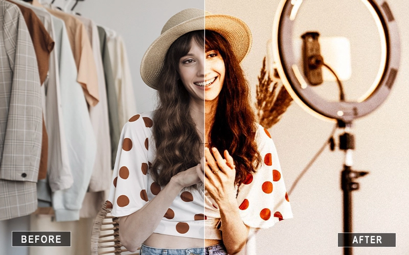 Instagram lightroom presets, Insta cream preset, Instagram warm presets