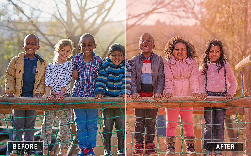 vibrant children presets