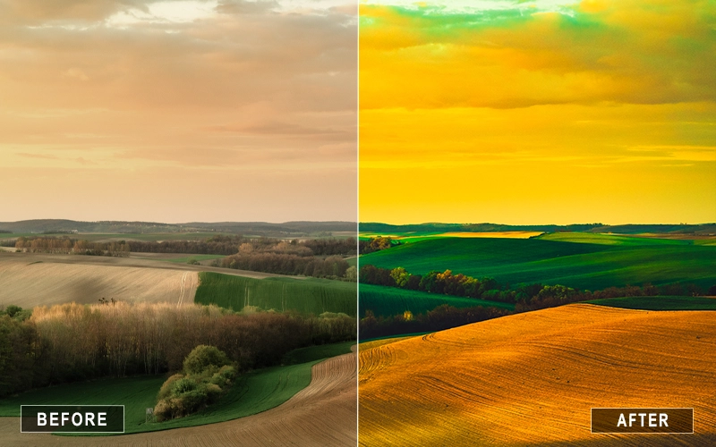 vibrant landscape lightroom presets