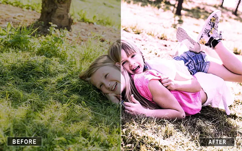 Vintage Children Photoshop Actions, Vintage PS Actions For Kids