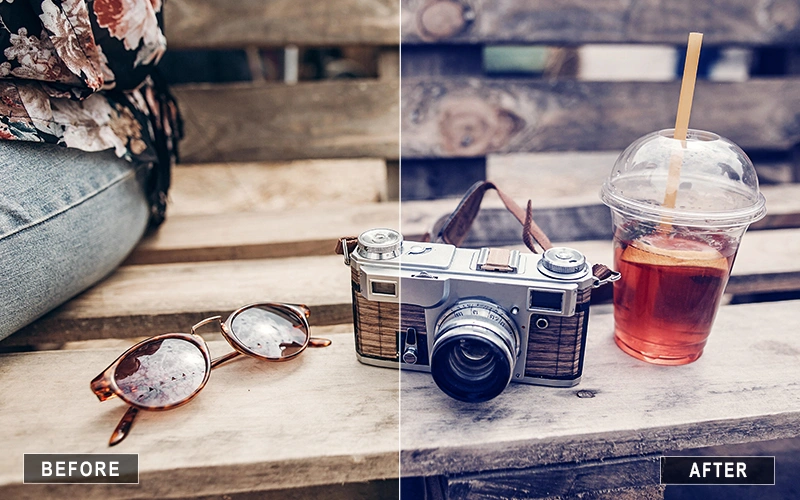vintage dark tone photoshop actions, aesthetic tone photoshop actions,
