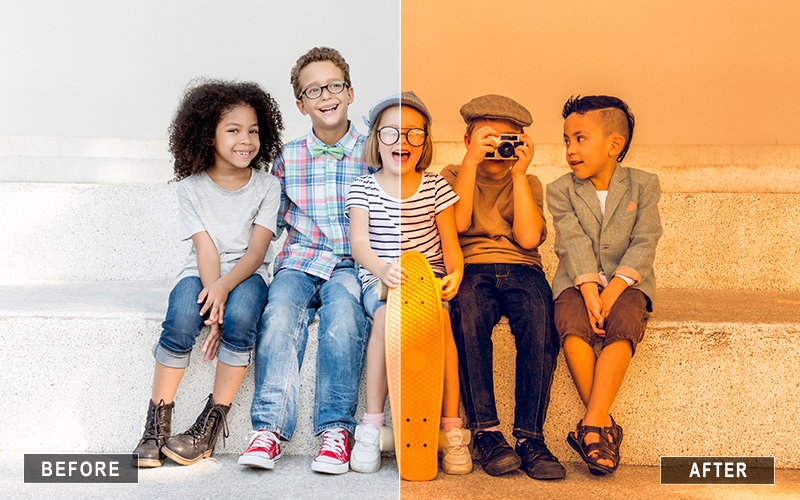 vivid children image presets