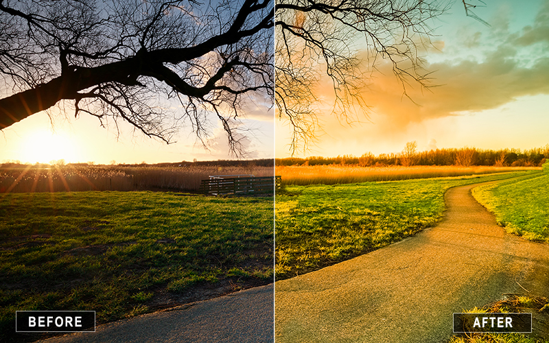 Desert canyon presets, Canyon tones for Photos, Sunrise canyon presets,