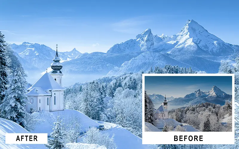 winter best landscape presets for lightroom