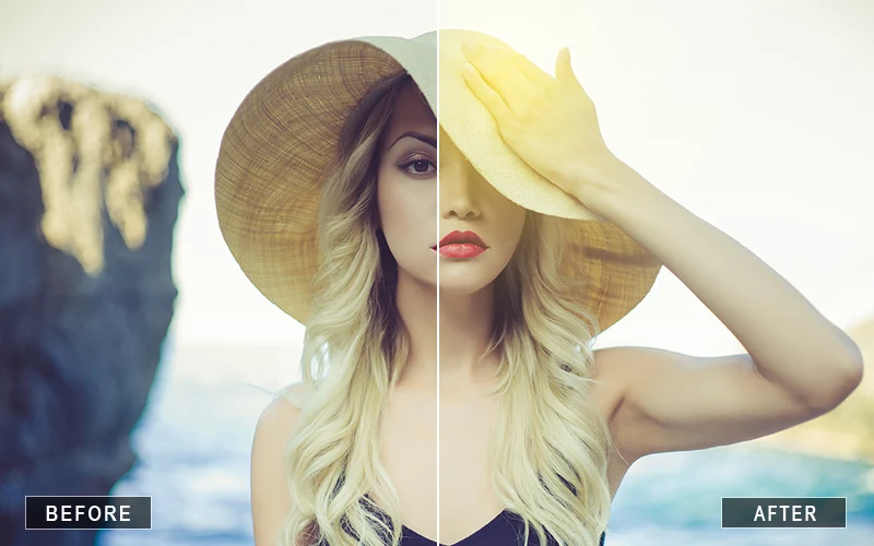 yellow sunshine photoshop actions