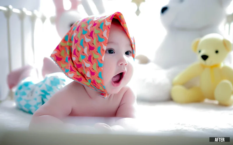 light and airy baby presets, flawless skin presets, Lightroom filters for newborns.