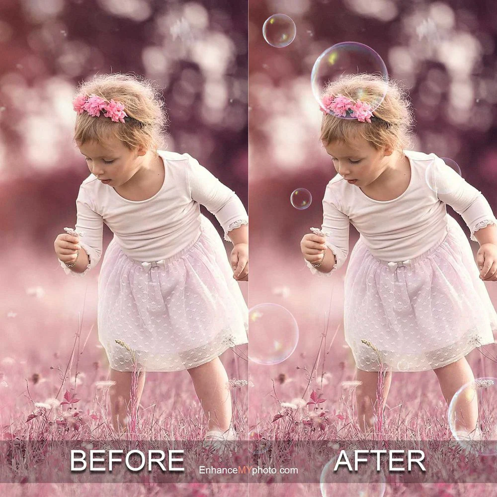 preview of before/after results