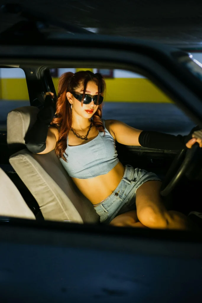photos in car ideas - Y2K aesthetic