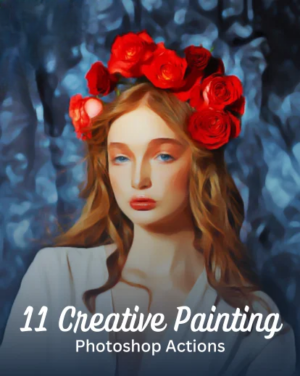 creative painting photoshop actions bundle featured image