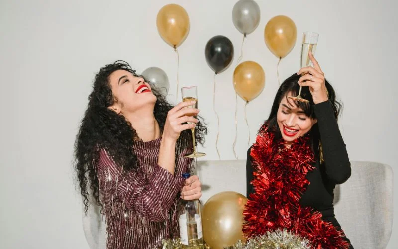 glittery new year photoshoot ideas