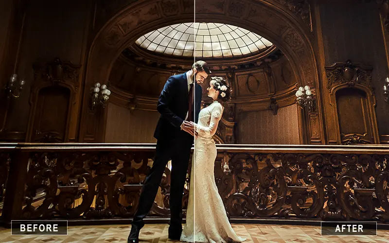 indoor wedding presets