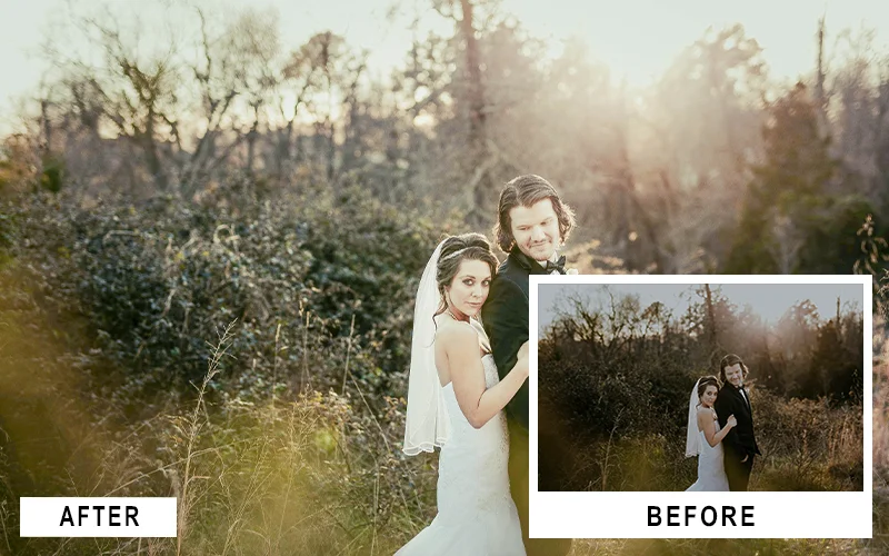 lightroom preset wedding look bright