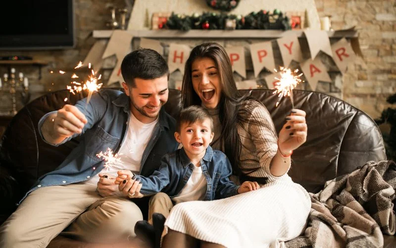 new year family photoshoot