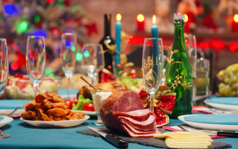 capture the festive table settings