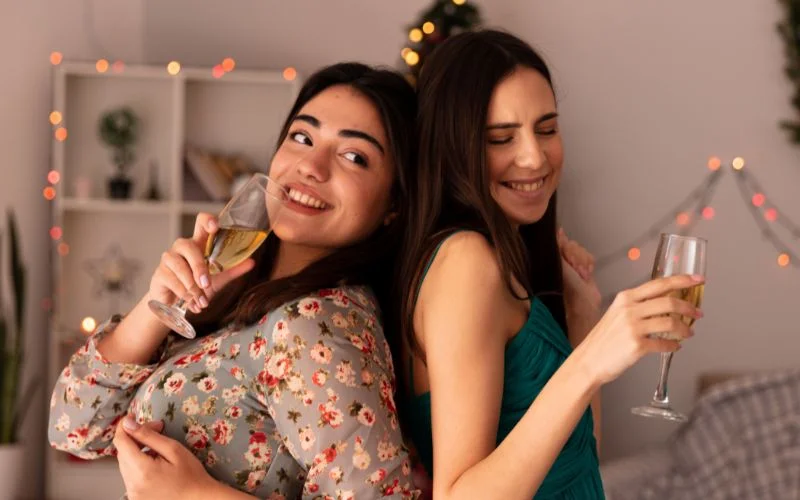 capture the champagne toast