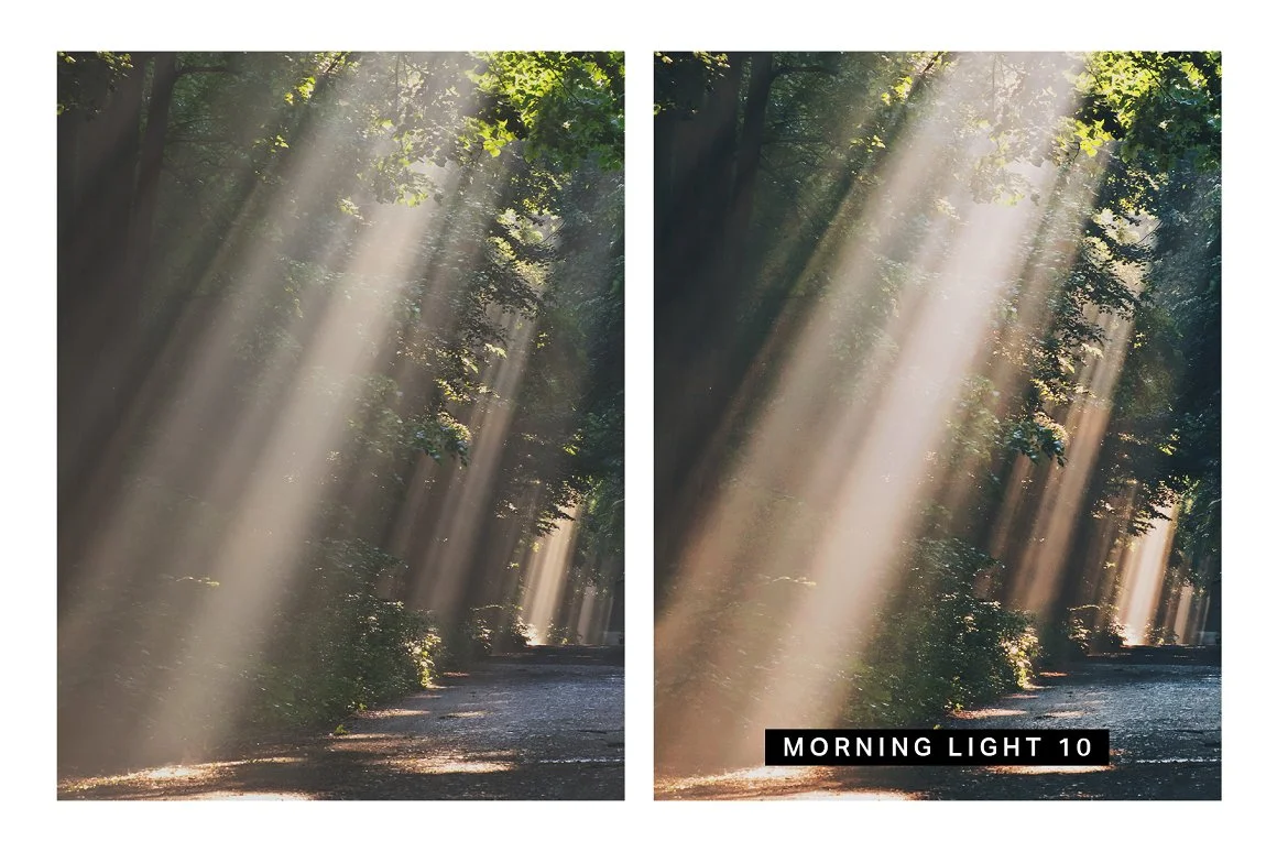 sun flare on the road