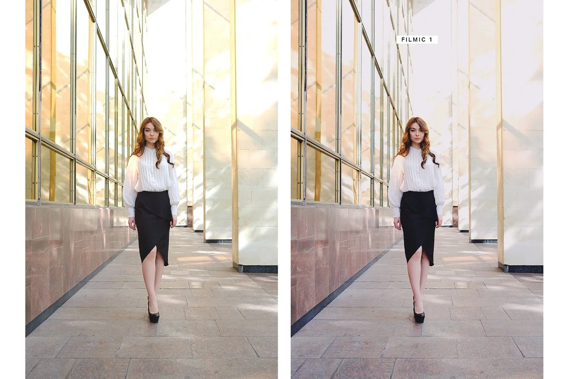 a woman walking