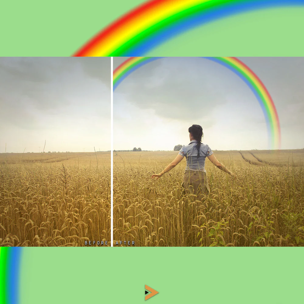 Majestic Rainbow Overlays