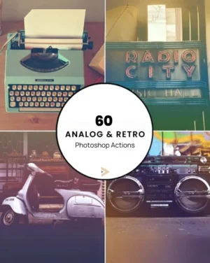 Photoshop retro action