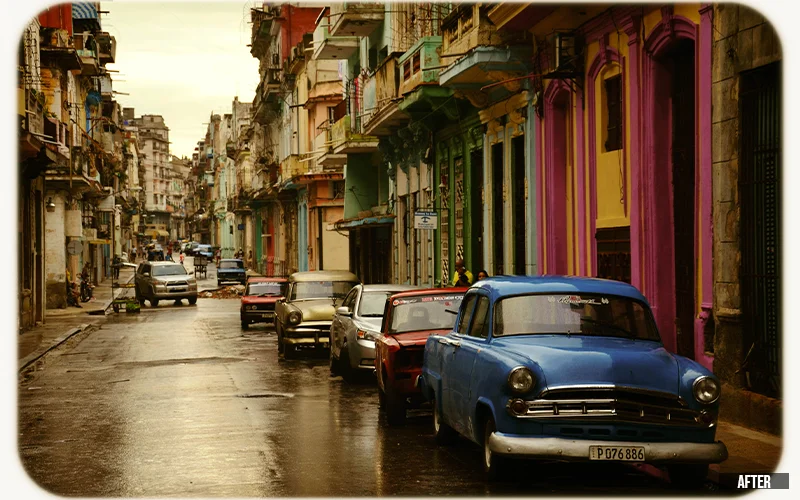 Cinematic Vintage Camera Raw Presets, Cinematic Vintage Look on photos