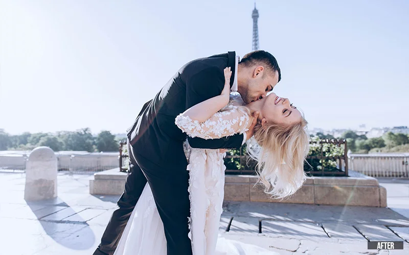 lightroom preset wedding look bright