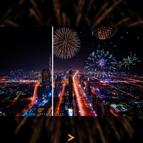 before/after results with Adobe Photoshop overlay