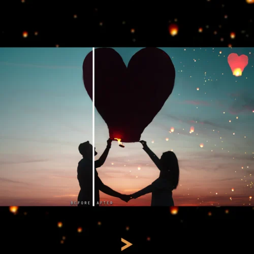 sky lantern overlays