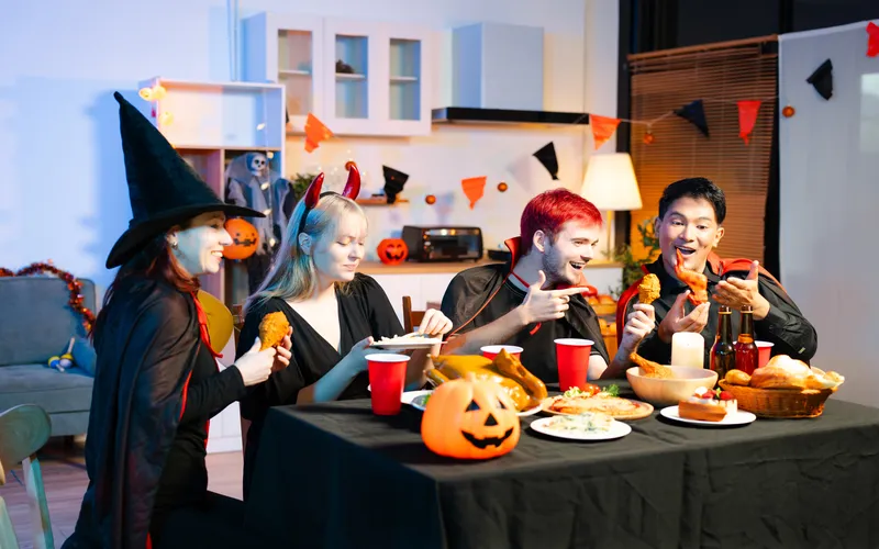 halloween party photoshoot
