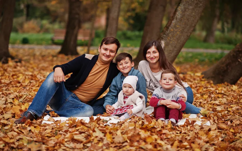 family thanksgiving photoshoot