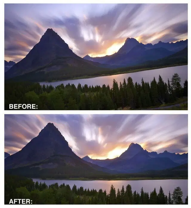 Before After