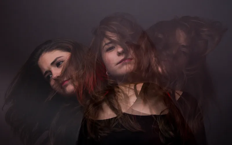 Halloween photoshoot- double exposure shot
