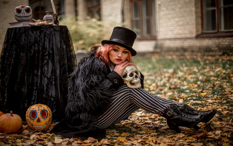 halloween photography ideas at eerie places