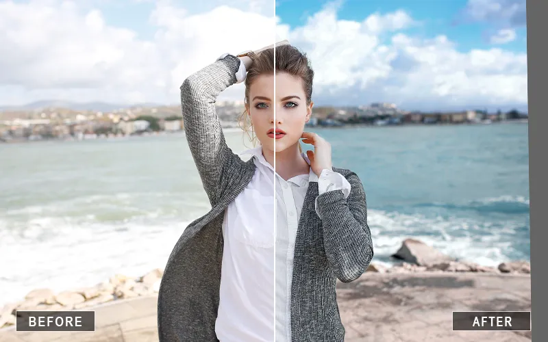Photo after editing