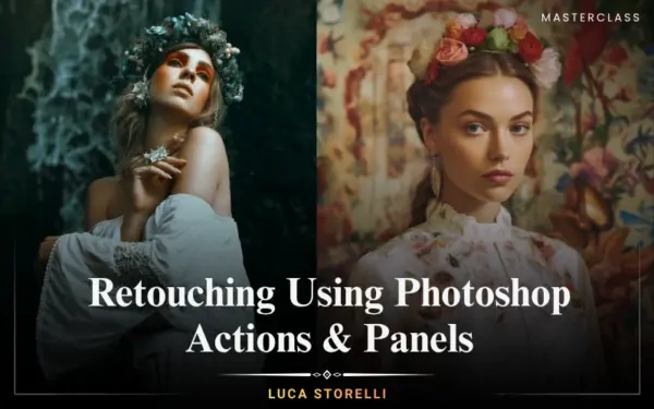 Retouching Using Photoshop Actions & Panels